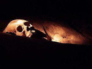 Skeleton found in Actun Tunichil Muknal. Photo: Antti T Nissinen / Flickr.