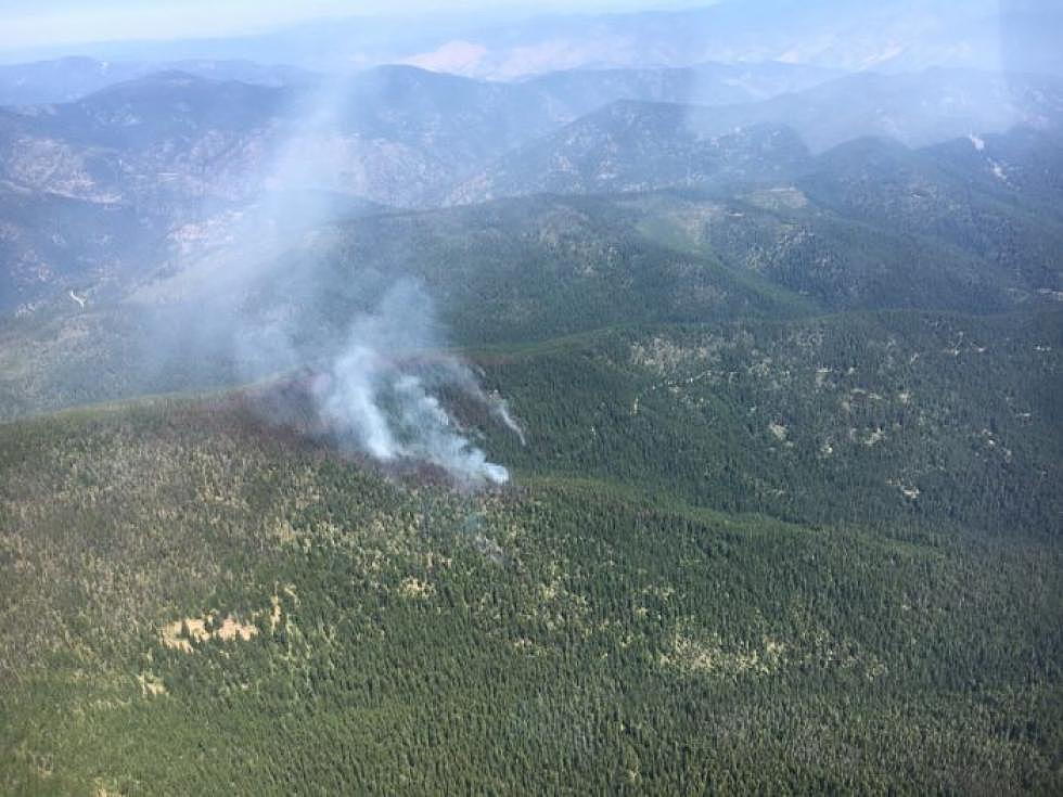<em>The Sunrise fire is burning on the Ninemile Ranger District west of Missoula. (USFS)</em>