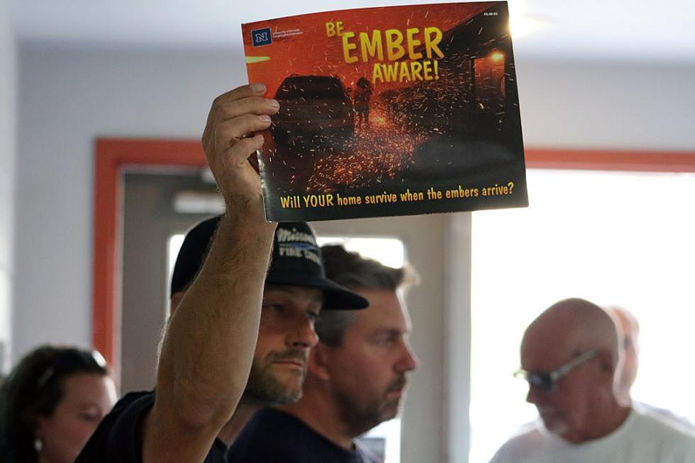 The responsibility of slowing the fire's advance or protecting homes doesn't just lie with fire crews. Homeowners are reminded to provide defensible space and follow several safety precautions to lessen the chance that their rural home burns to the ground in a wildland fire. (Martin Kidston/Missoula Current)