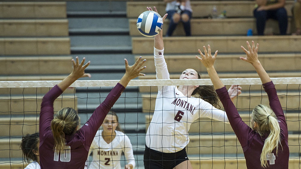 Montana volleyball Griz win in Lawrence's debut at head coach