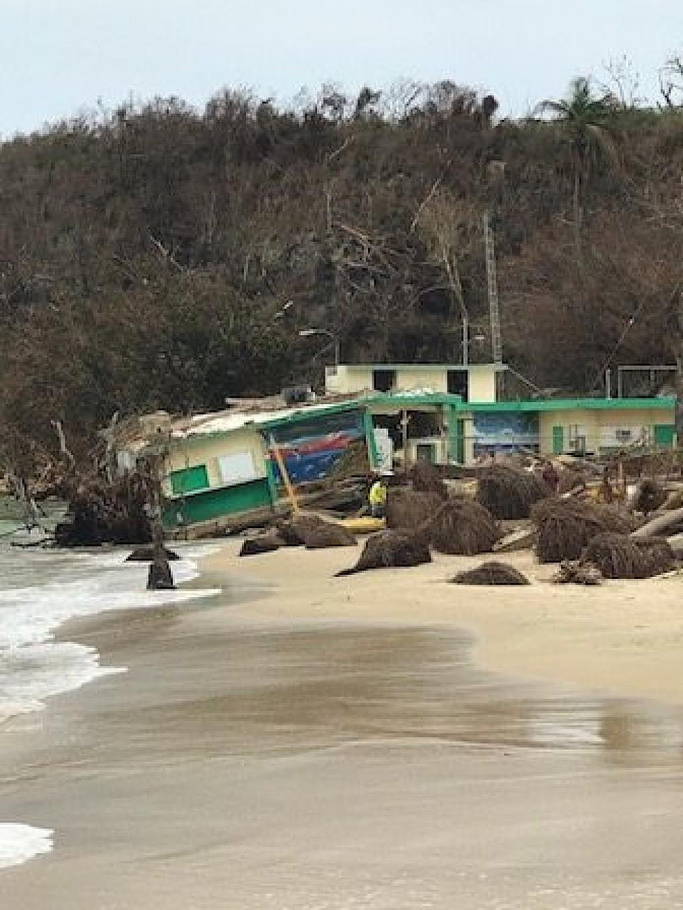 <em>Many houses along the sea on the west coast of Puerto Rico were destroyed. (Edgar Morales)</em>