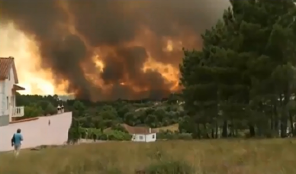 Wildfires in Pedrógão Grande, Portugal, June 18, 2017.