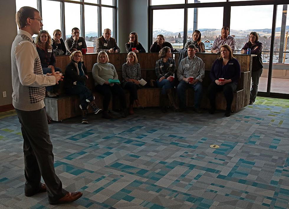 Michael Gill, founder and CEO of GSM, details his vision to print the chassis and body panels for electric cars and assemble them in Missoula. (Martin Kidston/Missoula Current)