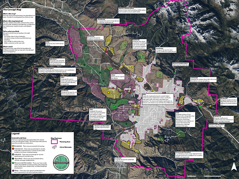 New land use map intended to guide future of urban Missoula County ...