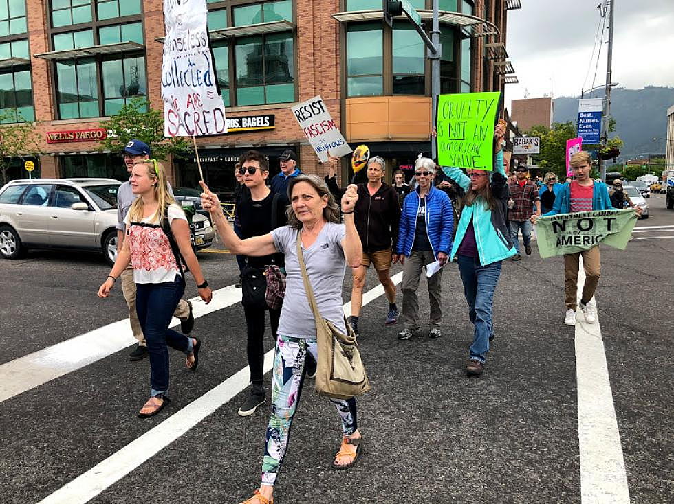 Missoula marchers want immigrant families reunited, ICE out of Montana