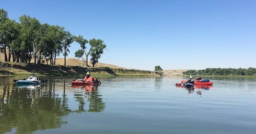 Floaters drift through the lazy section of the Missouri River near Coal Banks. (David Reese/Missoula Current)