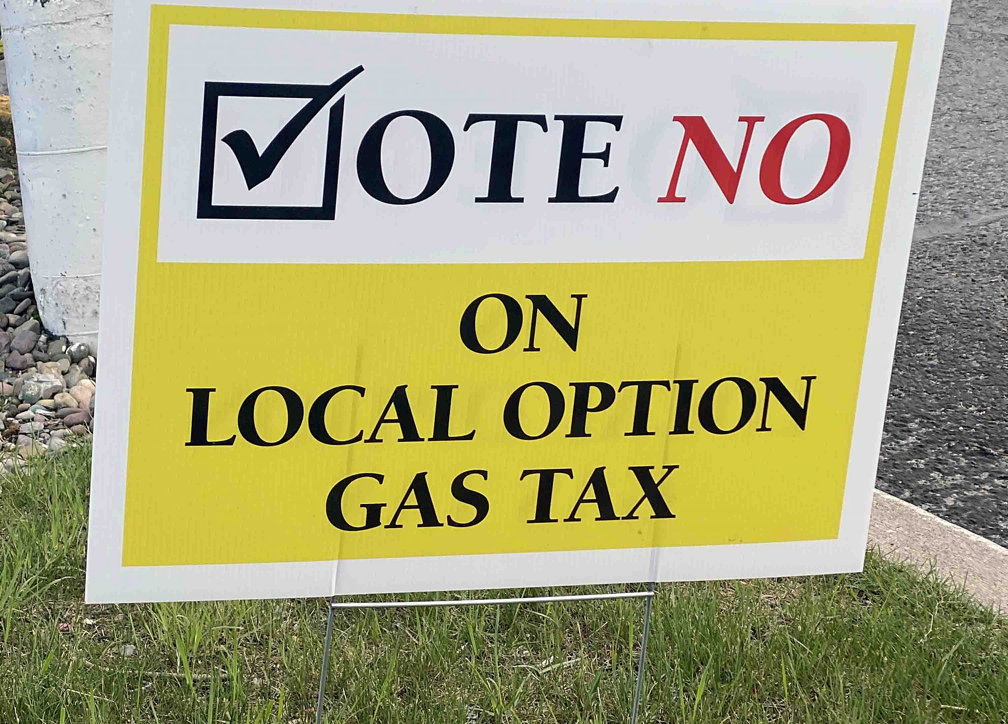 Campaign posters opposing 2cent fuel tax prompt complaint to Montana